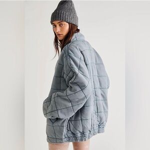 Free People Dolman Quilted Knit Jacket